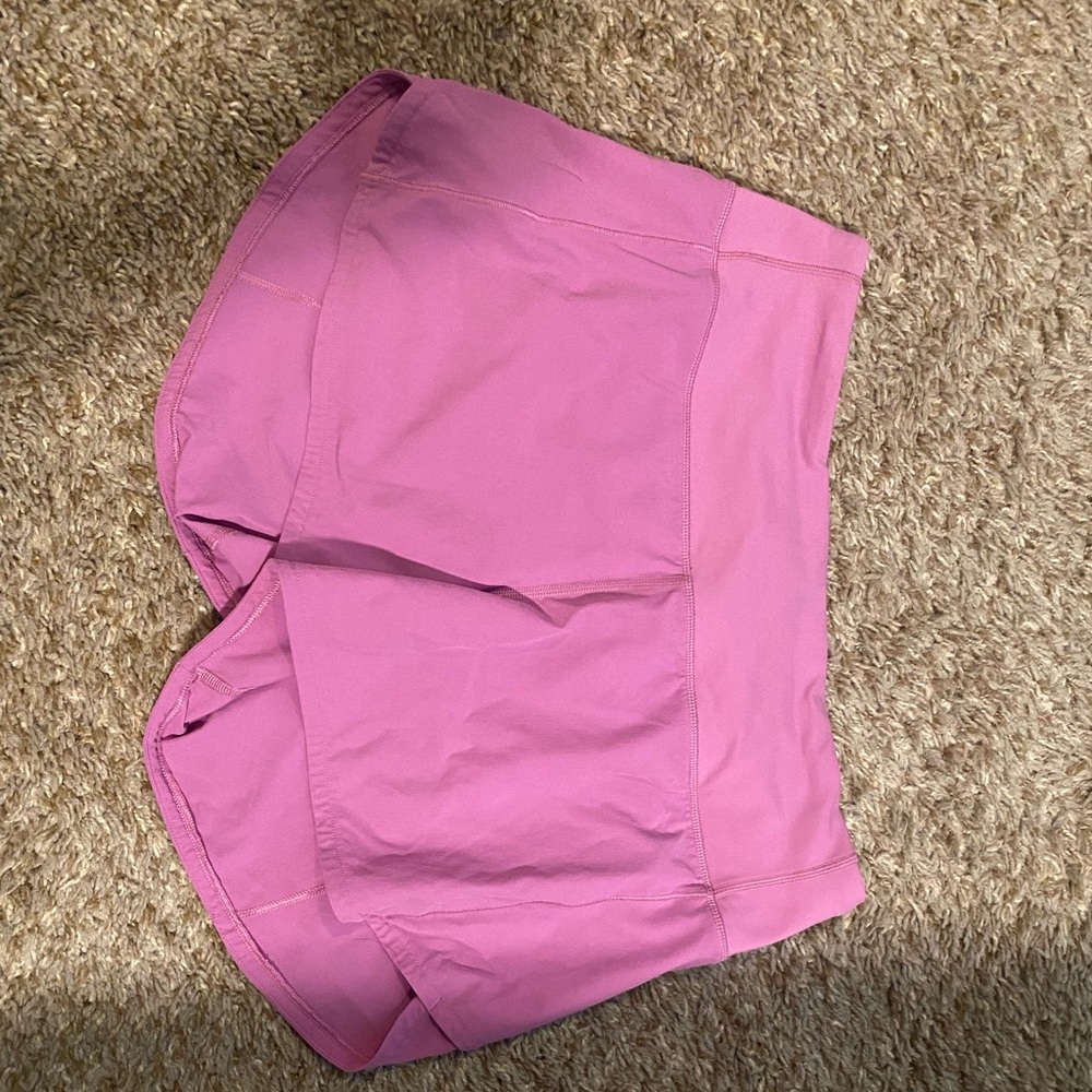 Pink Speed Up Short 4” Lululemon